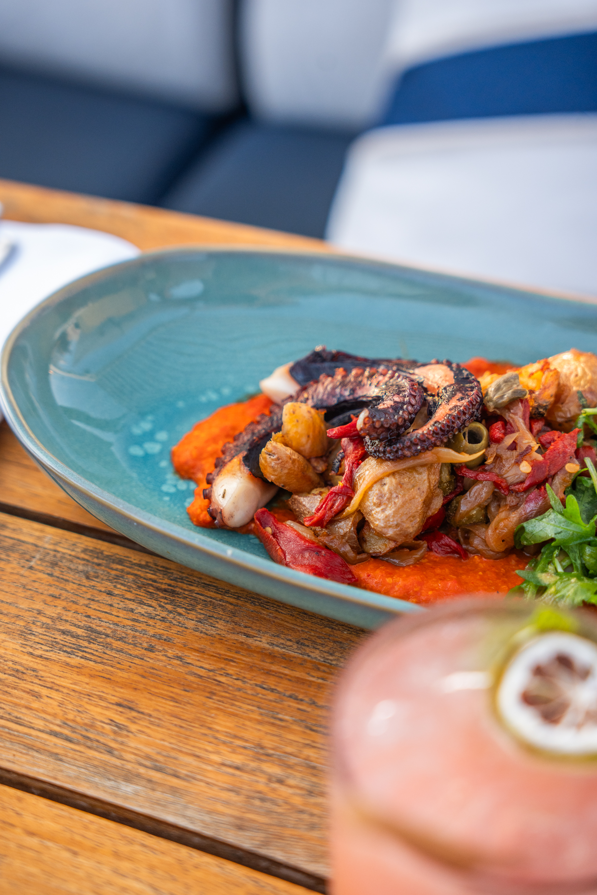 Mediterranean food inspired by products of the sea